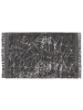 Beliani Kurzflor HANLI in Grau/Weiß - (W) 140 x (H) 0.4 x (L) 200 cm
