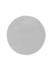 Runder Teppich Uni Fancy in Grau