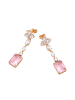 NAEMI Women Earrings in Rose Gold Pink