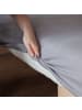 Lumaland Spannbettlaken 180x200cm grau 100% Baumwolle grau