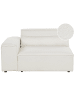 Beliani Sofaelement HELLNAR in Weiß - (W) 131 x (H) 70 x (L) 126 cm rechtsseitig