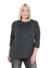 Ulla Popken Longsleeve in graphitgrau
