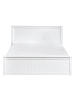 Beliani Doppelbett LAMBRES  in Weiß - (W) 150 x (H) 93 x (L) 210 cm