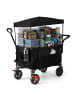 relaxdays Bollerwagen in Schwarz - (B)54 x (H)131 x (T)97 cm