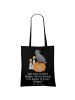 Mr. & Mrs. Panda Shopping Tasche Herbstvorfreude mit Spruch in Schwarz