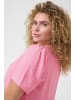 KAFFE curve Bluse kurzarm KCmui Regular fit in Rosebloom CC