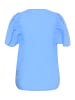KAFFE curve Bluse kurzarm KCkarlia Loose fit in Vista Blue