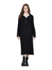 Ulla Popken Strickkleid in schwarz