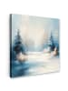MuchoWow Leinwand bilder Winterwald (BxH)