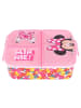 Disney Minnie Mouse Disney Minnie Mouse Kinder Brotdose – Lunchbox mit 3 Fächern & tollem in Rosa