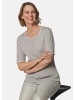 GOLDNER Pullover Pflegeleichter Pullover in hochwertiger Rippenstruktur in taupe