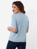 WITT WEIDEN V-Shirt in hellblau-meliert
