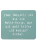 Mr. & Mrs. Panda Mousepad Spruch Bänkerin Genie mit Spruch in Meeresbrise