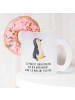 Mr. & Mrs. Panda Tee Tasse Pinguin mHerzieren mit Spruch in Transparent