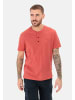 Camel Active Henley-Shirt aus zertifiziertem Organic Cotton in Rot