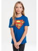 Logoshirt T-Shirt DC Comics – Superman in blau