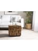 Beliani Couchtisch GAMETI in Dunkler Holzfarbton - (W) 45 x (H) 40 x (L) 45 cm