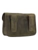 Greenburry Vintage Gürteltasche Leder 13 cm olive