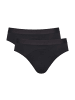 Sloggi Slip 2er Pack in Schwarz