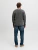 Jack & Jones Strickjacke in Grey Melange
