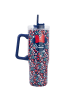 Disney Minnie Mouse Trinkflasche Trinkbecher 940ml, mit Strohhalm