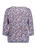 Betty Barclay Casual-Shirt mit Gummizug in Blau/Braun