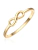 Glanzstücke München Ring Infinity aus Sterling Silber in gelbgold