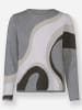 WITT WEIDEN Strickpullover in graphit-grau-gemustert