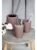 Wenko PUNTO Keramik-Pinselbecher dunkelbeige in Beige, (B) 8 x (H) 11 x (L) 8 cm