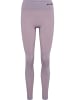 Hummel Hummel Leggings Hmlclea Yoga Damen Dehnbarem Atmungsaktiv Schnelltrocknend Nahtlosen in NIRVANA MELANGE