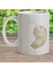Mr. & Mrs. Panda Kindertasse Otter Kopfüber ohne Spruch in Grau Pastell