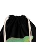 Mr. & Mrs. Panda gym tasche Krokodil mit Spruch in Schwarz