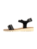 Divine Factory Riemchensandalen Schwarz