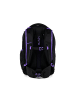 Satch Schulrucksack-Set MATCH "Purple Phantom" 3-teilig in Schwarz