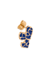 myMo Women Stud Earrings in Rose Gold Blue