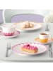 Villeroy & Boch Kaffeetasse mit Untertasse Fleur Couleur in 160 ml in Cassis