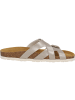 Palado Pantoletten Arrila in Beige Metallic