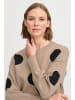b.young Strickpullover in Natur