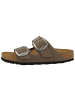 Birkenstock Sandale Arizona Big Buckle Birko-Flor Nubuk schmal XT in braun