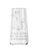 Mr. & Mrs. Panda Trinkglas Einhorn Wunsch mit Spruch in Transparent