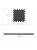 relaxdays 120x Bodenschutzmatte in Schwarz - (B)30 x (T)30 cm