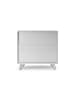 SalesFever Kommode breit 90 cm mit Stauraum - Metallbeine und MDF matt lackiert in Weiß