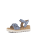 Gabor Plateau Sandalen für Damen in himmelblau