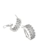 faina Women Huggie Earrings in Silver