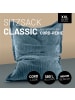 Lumaland LUMALAND Sitzsack Classic XXL Cord 380 L - 140 x 180 cm - mit waschbarem Bezug