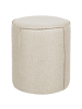 Beliani Pouf SEDONA in Beige - (W) 40 x (H) 43 x (L) 40 cm
