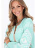 IZIA Women Cardigan in aqua