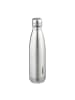 relaxdays Edelstahl-Trinkflasche in Silber - 500 ml