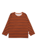 Walkiddy Langarmshirt Brown Lines-Shirt