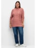 sheego Longpullover in rosé